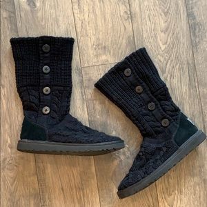 UGG sweater knit boots